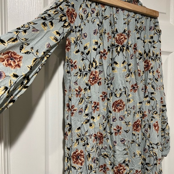 Xhilaration Blue Floral Formal Mini Dress - Picture 10 of 10